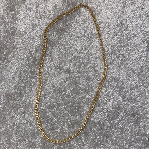 Elegant Gold Plated Waterproof Chain Necklace
